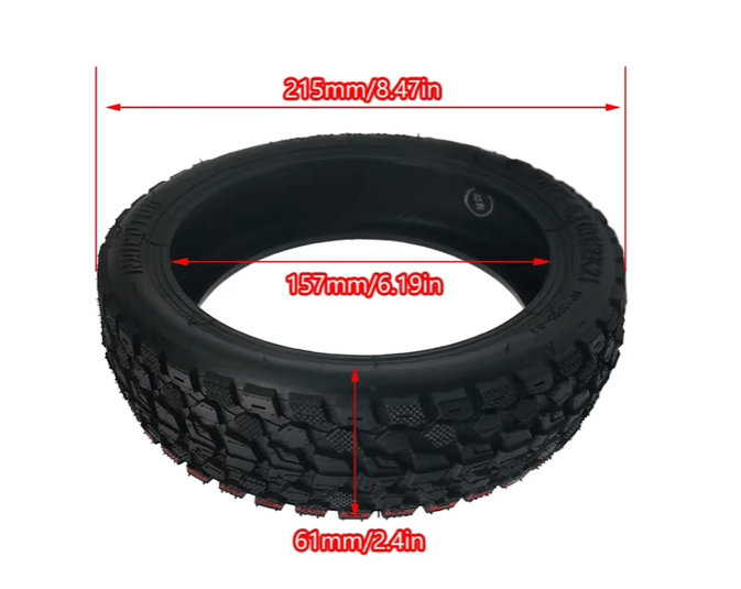 Däck 8,5" Off - road Luft Xiaomi - Reservdel - Wheelyshop
