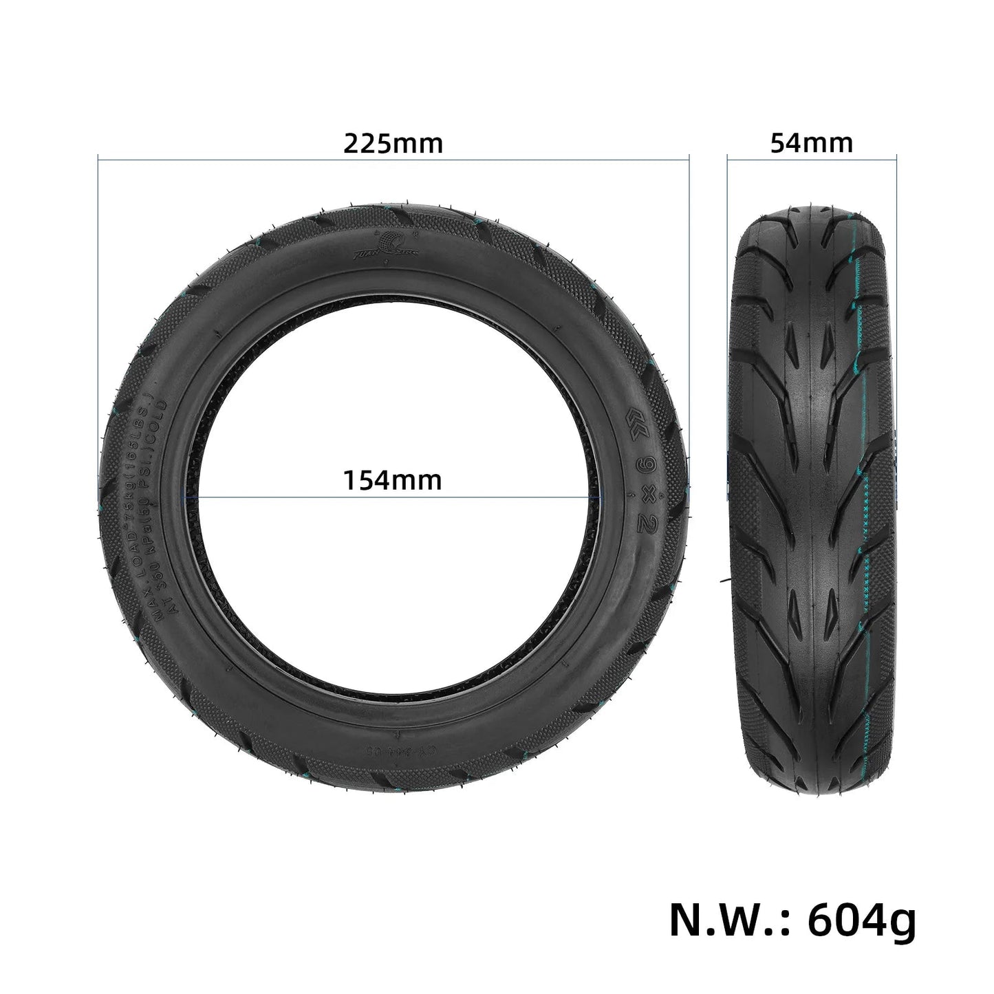 Däck 9,2" Luft Xiaomi - Anti punkteringsgel - Reservdel - Wheelyshop