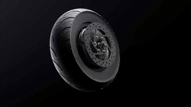 Hiley Tiger EVO GTR Elsparkcykel motorhjul