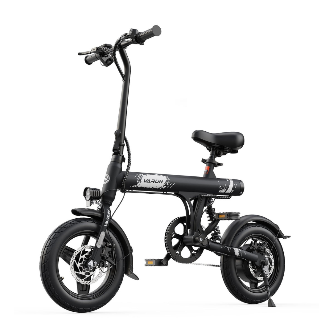 VARUN C14‑1 elcykel i färgen svart