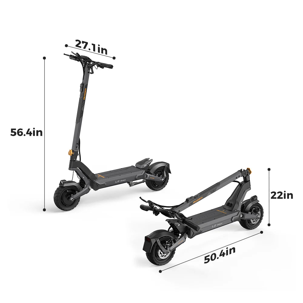 Ausom L2 Max Dual Motor - Elsparkcykel - Wheelyshop