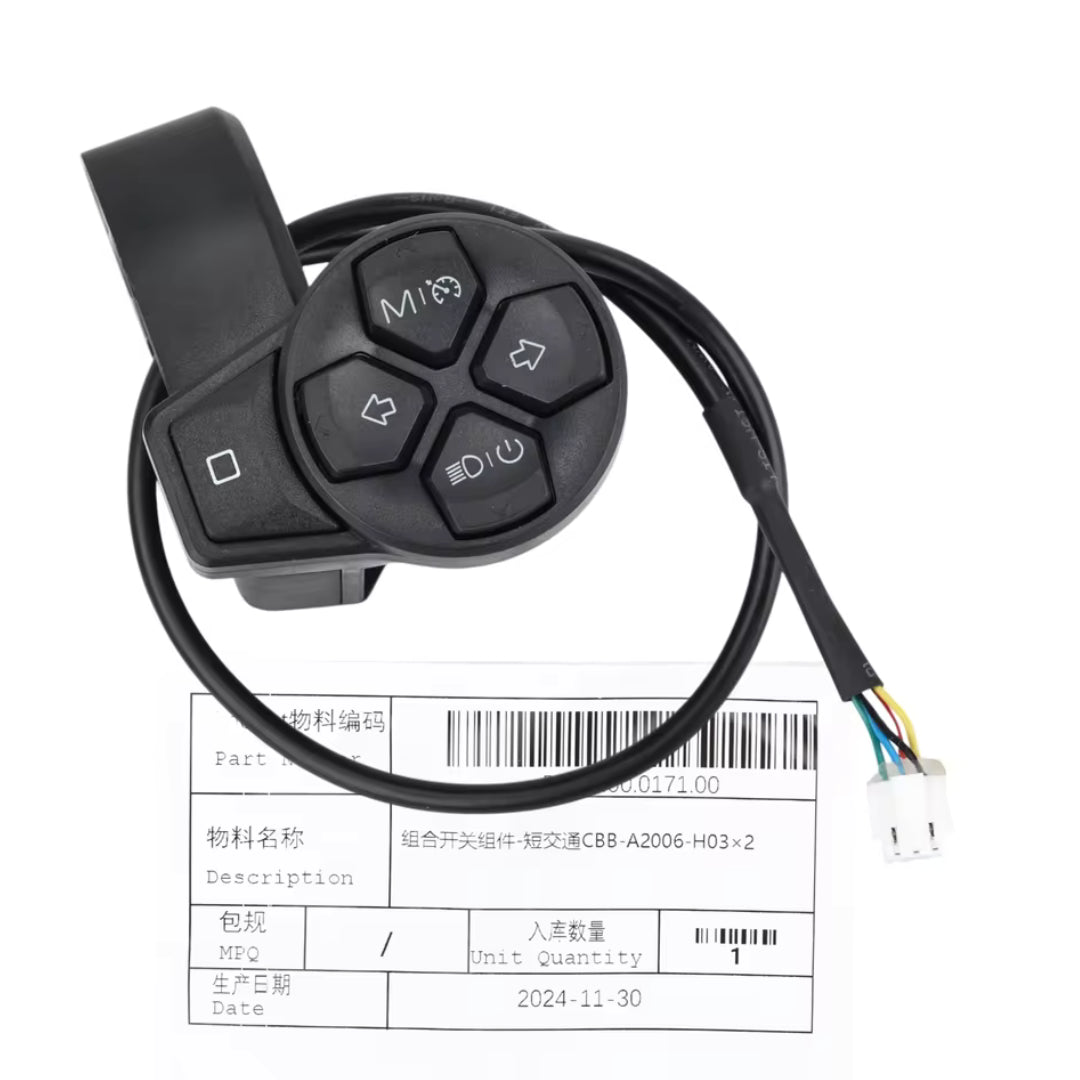 Blinkers och mätarströmbrytare Ninebot ZT3/ZT3 Pro - Reservdel - Wheelyshop