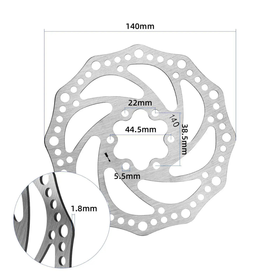 Bromsskiva iScooter iX3/iX4/iX7 - Reservdel - Wheelyshop