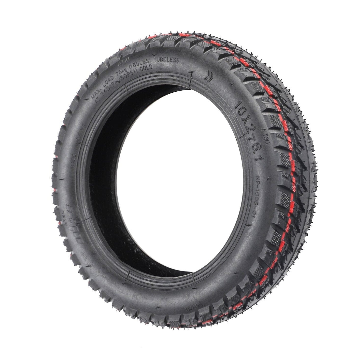 Däck 10" Off-Road Luft Ninebot G30 - Anti punkteringsgel - Wheelyshop.se