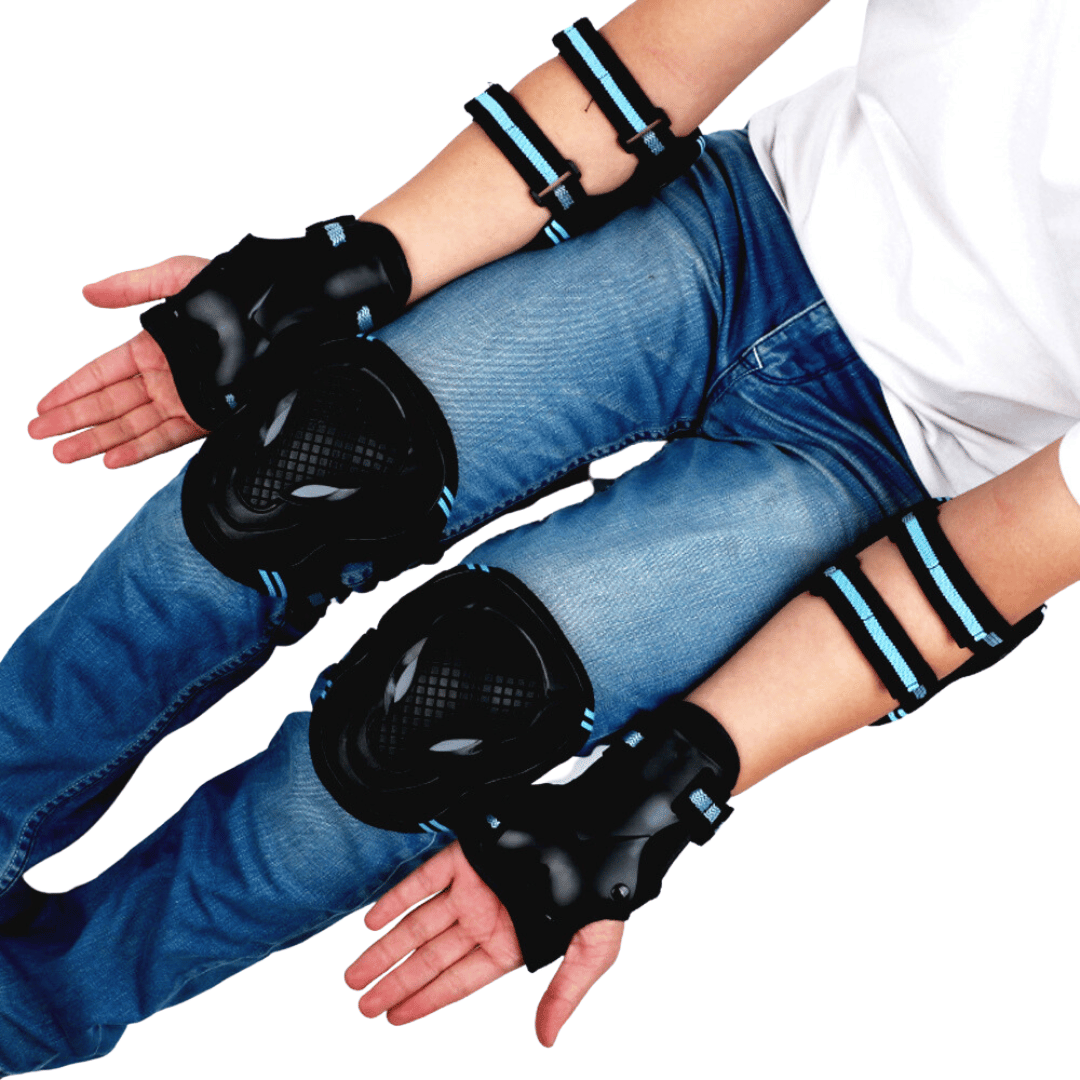 Knäskydd, armbågsskydd & handledsskydd (6 - pack) - Tillbehör - Wheelyshop