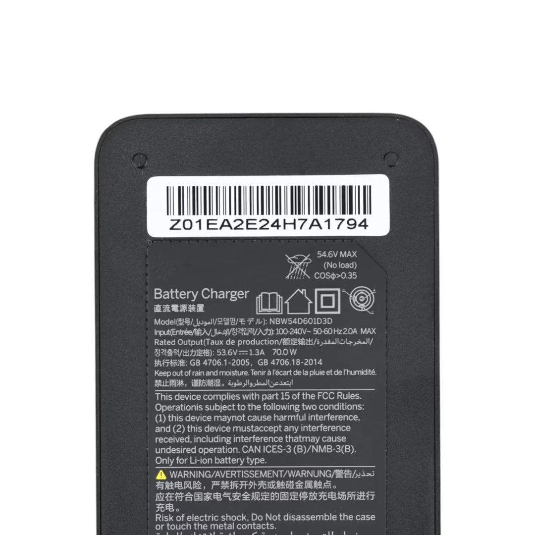 Laddare Ninebot ZT3 - Reservdel - Wheelyshop