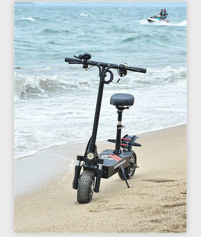 BOYUEDA Q7 PRO elsparkcykel vid havet